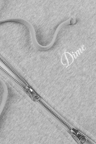 Mikina Na Zip Dime Cursive Small Logo