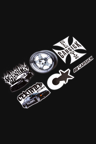 Naklejki Carsick Wasted Slap Stickers