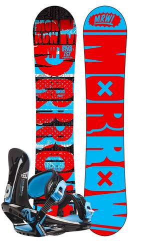 Komplet Snowboardowy Deska Wiązania Morrow Mountain 159