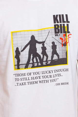 HUF x Kill Bill Death List White T-Shirt