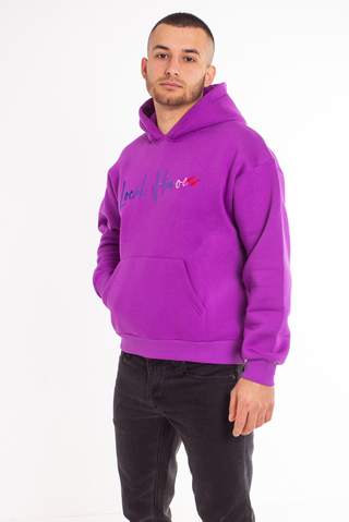 Bluza Kaptur Local Heroes Grape
