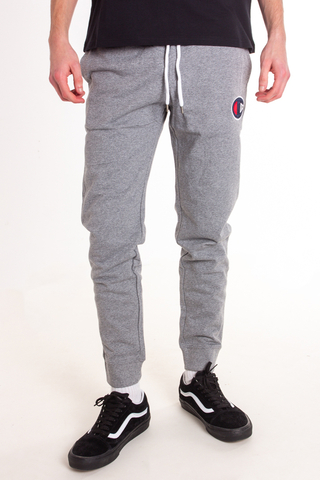 Champion Satin C Logo Cotton Terry Joggers Pants