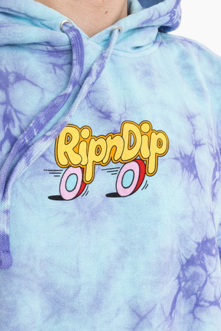 Ripndip Speedway Boogie Hoodie Periwinkle Lightning Wash RND8043