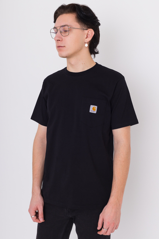 Carhartt WIP POCKET - Basic T-shirt - black 