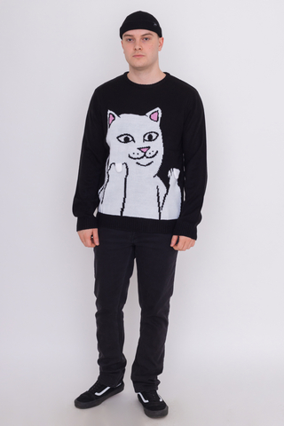 Sweter Ripndip Lord Nermal Flippy Knitty