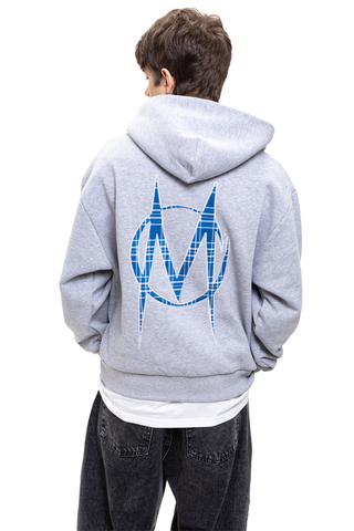 Mikina Na Zip Mercur Plaid Monument