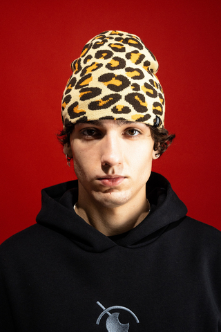 Zimní Čepice Mercur Leopard