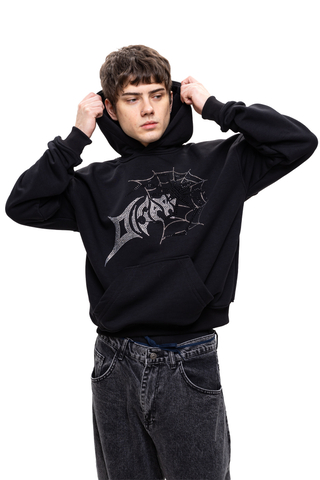Mikina S Kapucí Disarray Cobweb