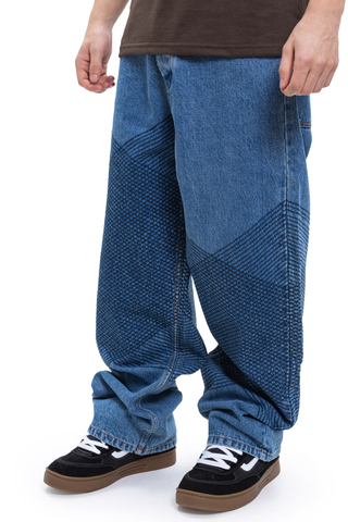 Kalhoty Pleasures Grid Embroidered