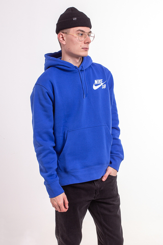 Nike SB Icon Hoodie Royal Blue CW7064480