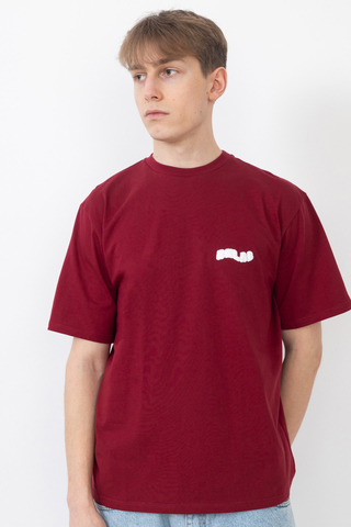 Koszulka T shirt Relab Basic Burgundy Koszulka T shirt Relab Basic Burgundy