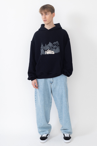 Hills Forest Hoodie Black