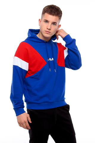 Fila Bade Hoodie Surf The Web True Red Bright White 687480-A464