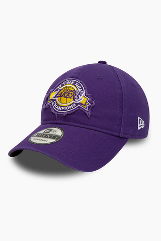 New Era Los Angeles Lakers Wash Wordmark 9Twenty Cap 60298652 Purple