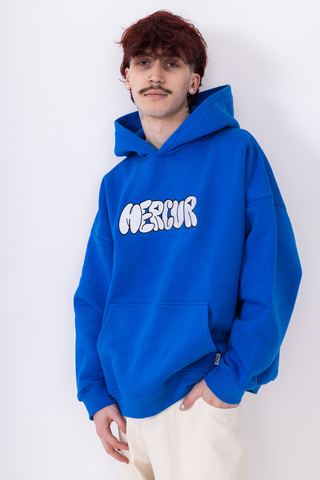 Mercur Mural Hoodie Blue