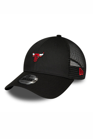 Casquette New Era Chicago Bulls Noir - 9Forty Trucker Strapback Officielle NBA