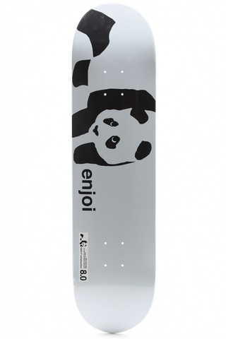 Enjoi Panda Logo Deck White Black