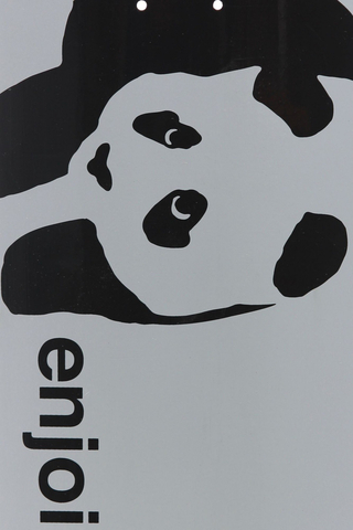 Enjoi Panda Logo Deck White Black