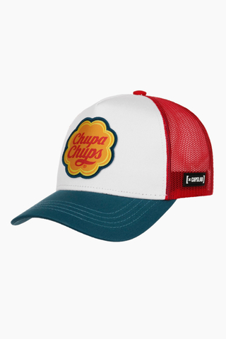 Czapka Z Daszkiem Capslab X Chupa Chups Trucker White Blue Red cl/cc1/1