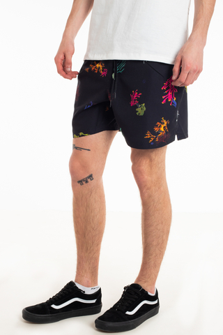 Vans Mixed Volley Shorts Black Reality Coral VN0A3W4KZ6H