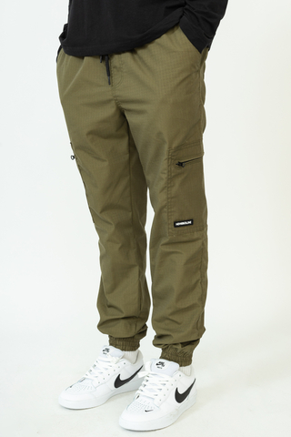 Spodnie New Bad Line Cargo Ripstop Olive White