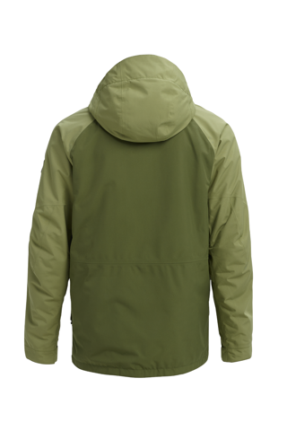 Burton GoreTex Radial Insulated Snow Jacket 14993103303 Clover Mosstone