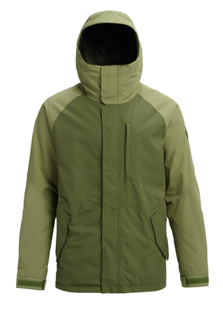 Burton GoreTex Radial Insulated Snow Jacket 14993103303 Clover Mosstone