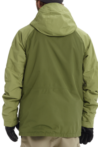 Burton GoreTex Radial Insulated Snow Jacket 14993103303 Clover Mosstone