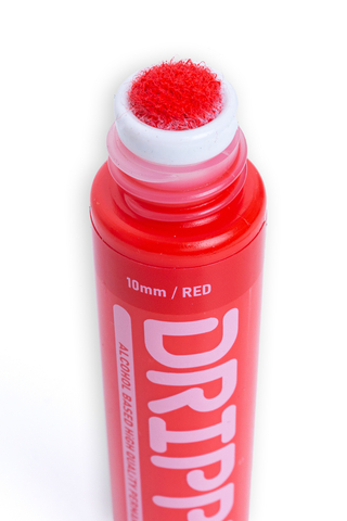 Dope Cans Dripper Marker Red