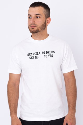 Koszulka Tshirt Pizza Say Pizza White