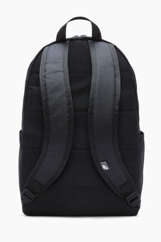 nike elemental backpack in black with neon swoosh