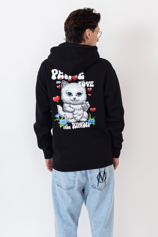 Ripndip Peace Love Hoodie Black RND10079