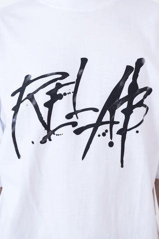 Relab Splatter T-shirt White