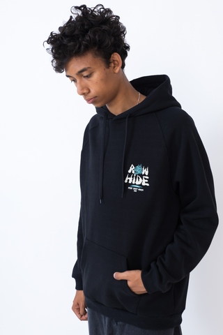 Raw Hide X Swanski Bosozku Hoodie Black