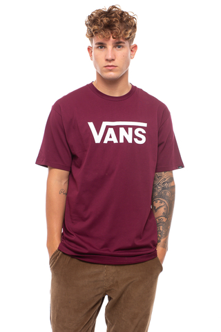 Vans Classic T Shirt Burgundy V00gggz28 