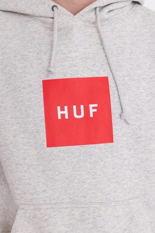HUF Essentials Box Logo Hoodie pf00465-athhr Athletic Heather