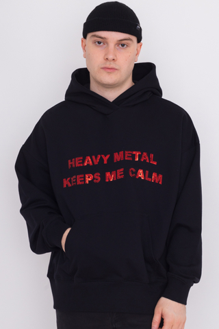 Bluza Z Kapturem Première Heavy Metal Black