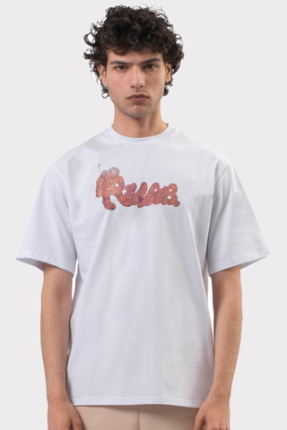Relab Rust T-shirt White