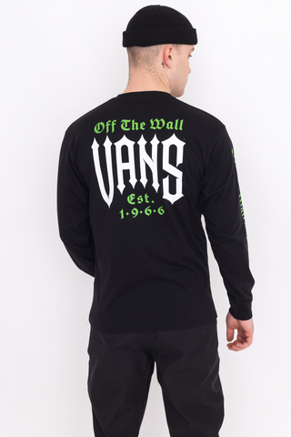 Longsleeve Vans Eyes In The Dark Black VN00004VBLK1