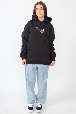 Kamuflage Top Shotta Hoodie Black