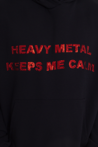 Bluza Z Kapturem Première Heavy Metal Black