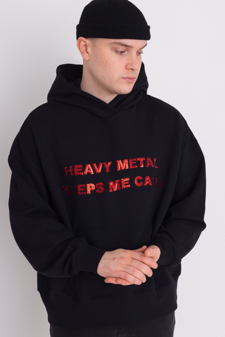 Bluza Z Kapturem Première Heavy Metal Black