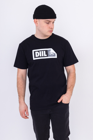 Koszulka T-shirt Diil Sticker Black