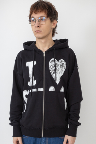 DMGG I Love Swag Zip Hoodie Black