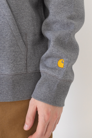 Carhartt WIP Chase Hoodie Dark Grey Heather I033661-00CXX