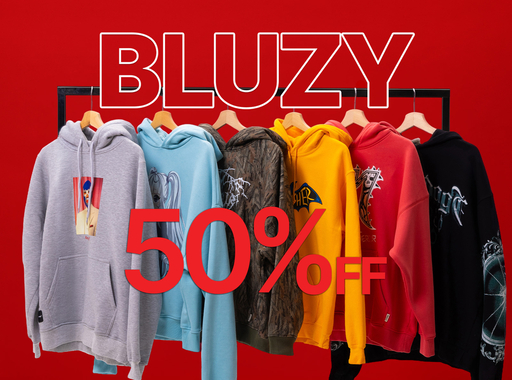 Bluzy taniej o 50% - Wyprzedaż
