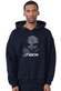 Bluza Z Kapturem Chaos Alien Distressed
