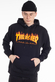 Bluza Z Kapturem Thrasher Flame Black