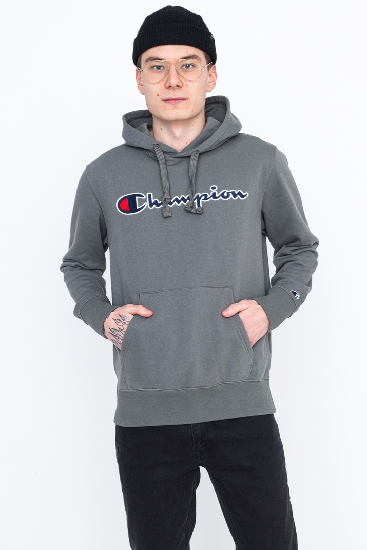 champion dark grey hoodie