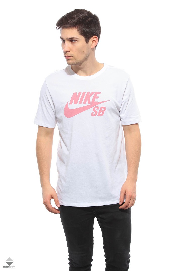 nike pink and white shirt